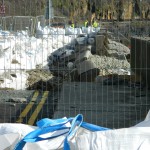 Roadworks in Amroth following Road Collapse