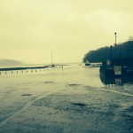 05 Feb 2014 Flooding in Laugharne Car Park #1